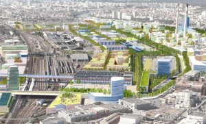 Urban development around the future station of the Ardoines