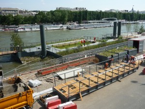Neugestaltung des Seineufer von Paris
