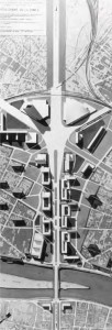 Master plan of La Défense from 1964