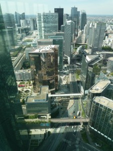 View from the First Tower on the northern ring road of la Défense