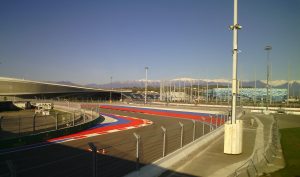 Piste de Formule 1 dans le parc olympique de Sotchi