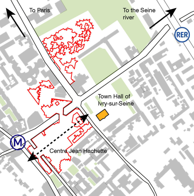 City centres in the Paris metropolitan area France