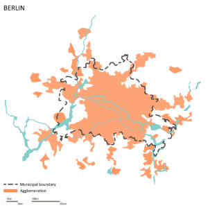 The city of Berlin and its agglomeration