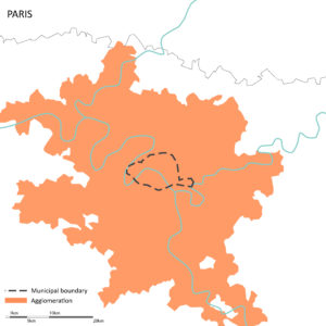 The city of Paris and its agglomeration