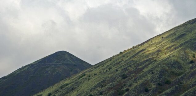 Mining slag heaps (terrils) in Loos-en-Gohelle, Nord-Pas-de-Calais, France – UNESCO mining heritage landscape