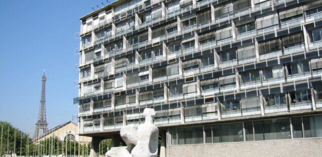 UNESCO Headquarters in Paris by Marcel Breuer – venue for the 7th DOCOMOMO International Conference, 2002