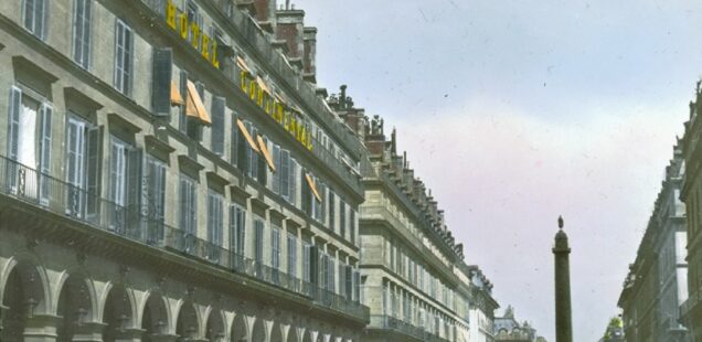 Rue de Castiglione towards Place Vendôme in Paris, France, 1900 – Haussmannian street perspective © Brooklyn Museum