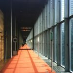 Interior corridor of the Bibliothèque nationale de France (BnF) by Dominique Perrault, Paris, 2001 © Christian Horn
