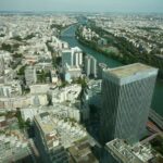 View north from the First Tower over Courbevoie and the greater Paris metropolitan area, France, 2011