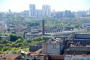 The ZIL factory site in Moscow