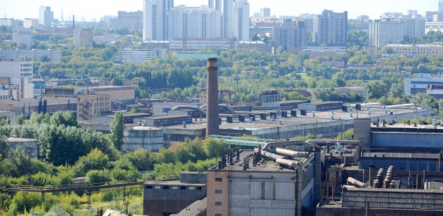 The ZIL factory site in Moscow