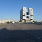 House of Soviets, unfinished Soviet-era building at the centre of Kaliningrad, Russia, 2015