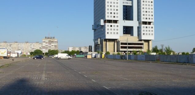 House of Soviets, unfinished Soviet-era building at the centre of Kaliningrad, Russia, 2015