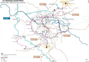 The Grand Paris transport network