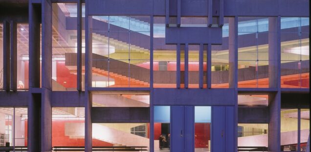 Centre National de la Danse exterior view, Pantin, east of Paris, France © Agathe Poupeney