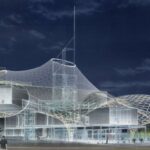 Winning design for Centre Pompidou Metz by Shigeru Ban, Jean de Gastines and Philip Gumuchdjian © CA2M