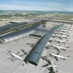 Terminal 2E des Pariser Flughafens Charles de Gaulle