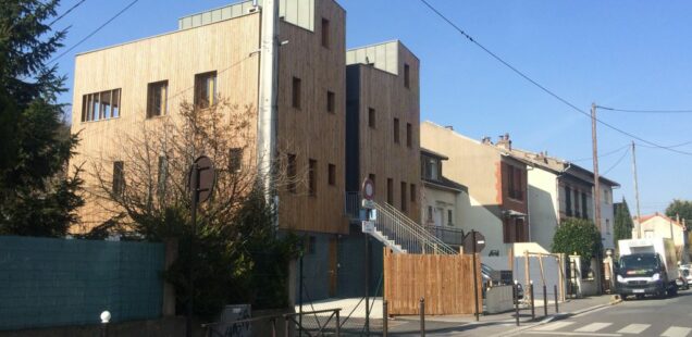 Timber construction project in Vitry-sur-Seine, south of Paris, France – sustainable wooden building © Anne Durand