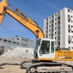 Building demolition in Bagneux for the Grand Paris Express metro project, Île-de-France © Société du Grand Paris