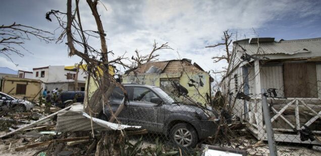 Hurricane Irma damage on Sint-Maarten, French Caribbean island, 2017 © Ministry of Defense Netherlands