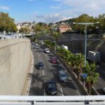 Ronda de Dalt urban ring road in Barcelona, Spain – highway connecting city to hills, 2017 © Christian Horn
