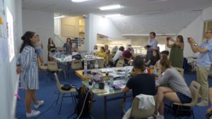 Student workshop on the Centre Jean Hachette