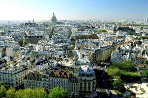 Cityscape of central Paris